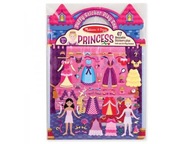 MELISSA & DOUG Opakovane použiteľné, vypuklé nálepky - PRINCESSES