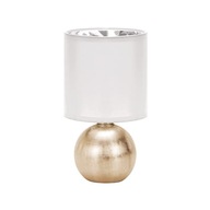 Zlato biela stolná lampa 40W PERLO E14