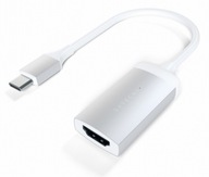 Satechi hliníkový adaptér USB-C/4K HDMI adaptér (strieborný)