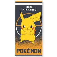 Bavlnená plážová osuška 70x140 cm Pokemon Pikachu žltá 320 g/m2