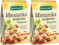 BAKALLAND Classic študentská zmes 400g x2