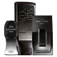 AVON Black Suede Dark Darčeková sada 3v1 voda+guľa+gél