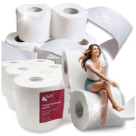 Soft Premium Line 2-vrstvový toaletný papier Biely celulózový absorbent 12 ks