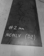 NC11LV / D2 /1.2379 oceľ, rozmer #2x40x250 mm