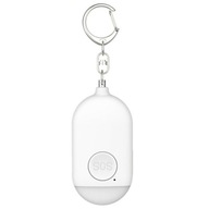 (Biela) Osobný bezpečnostný alarm Keychain Emergency