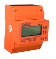 SIMET DIGITÁLNY METER ENERGIE PRE 3F RAIL 10(100)A