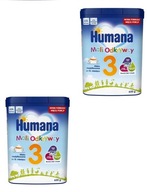 HUMANA 3 NÁSLEDNÉ MLIEKO PO 12m 2x 650g 2 BAL.