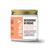 Lintu Krémový deodorant Grapefruit Limetka 70g Bambucké maslo sóda na pečenie Oleje