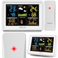 Meteostanica s displejom BD-907 biela