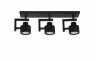 Alenis 3-panelové pásové svietidlo, čierne