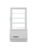 Nastaviteľná biela chladiaca vitrína, výška 891 mm