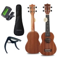 UKULELE Sopránová ladička Capo puzdro SET MAX