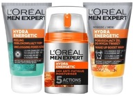 LOREAL Men Expert Hydra krém + gél + peeling