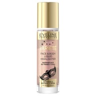 Eveline Tekutý rozjasňovač 02 Rose Gold, 30ml