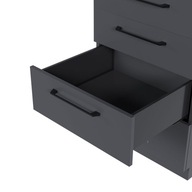 STREDNÁ ZÁSUVKA REJS ULTRA BOX GRAPHITE L500 H167