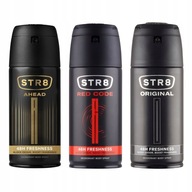 STR8 Pánsky deodorant aerosólový MIX SET 3ks x 150ml