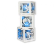 BOXY na balóny nápis BOY baby shower 30cm 3 ks