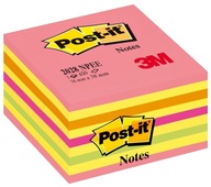 Post-it Notes, ružová a žltá kocka, 450 bankoviek