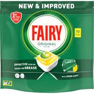 FAIRY LEMON All in ONE Kapsule do umývačky riadu 70 ks