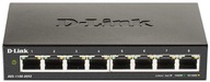 D-Link DGS-1100-08 Easy-Smart spravovaný 8-portový prepínač GIGABIT METAL