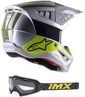 PRILBA ALPINESTARS S-M5 BOND, OKULIARE ZDARMA!!!!