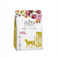 4Vets Natural Urinary nestruvitové suché krmivo pre mačky na močové cesty 1kg