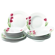 SET TANIER OBEDOVÁ SERVIS PORCELÁN 18 ks