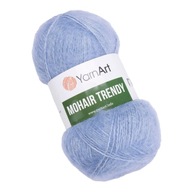 Priadza YarnArt MOHAIR TRENDY dymová modrá 107