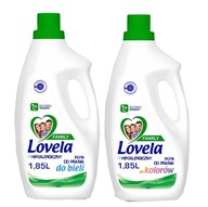 LOVELA Family Hypoalergénne tekuté pracie mlieko 2x1,85L COLOR WHITE