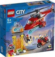 LEGO CITY HASIČSKÝ ZÁCHRANNÝ Vrtuľník 60281