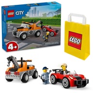 LEGO CITY BLOCKS 60435 CESTNÁ ASISTENTNÁ OPRAVA VOZIDLA A AUTA NOVÉ + TAŠKA