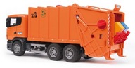 Bruder 03560 Smetiarske auto Scania Orange 62 cm!