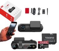 VIOFO T130 2CH-G GPS WIFI DVR - PREDNÉ / VNÚTORNÉ TAXI UBER + 128GB