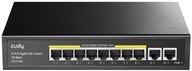 PoE switch 120W 10-portový Cudy GS1010PE GIGA 2uplink