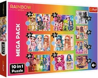 PUZZLE 10V1 MÓDNE BÁBIKY RAINBOW HIGH CREFL