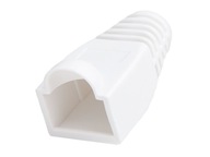 Kryt zástrčky RJ45, 6 mm, 100 ks biely Unitek