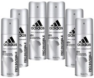 Adidas Antiperspirant Pro Invisible Deodorant Original 150M Spray x6