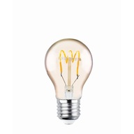 Zlatá Edison žiarovka LED Filament E27 A60 malá