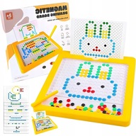 Magnetická tabuľa pre deti Montessori MagPad Magnetické bloky + pero