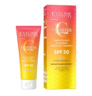 Eveline Vitamin 3x akčný hydratačný a ochranný krém na tvár SPF 50+ 30 ml