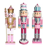 3ks Cute Nutcracker Dolls Stat