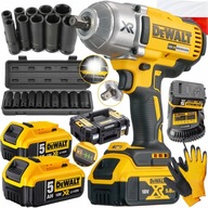 DEWALT NÁRAZOVÝ KLÚČ DCF899P2 18V 2x5Ah + ZÁSUVKY