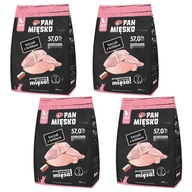 PAN MEAT Suché krmivo pre mačiatka, MIX CHUTÍ 4x400g