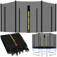 VONKAJŠIA SIEŤ NA TRAMPOLÍNU, SILNÁ OCHRANNÁ, 8 SLOŽIKOV 10FT 300/305/312