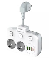 PREdlžovací kábel POWER STRIP S NABÍJAČKOU 2x USB-C ZÁSUVKA 3x USB