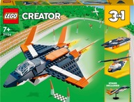 LEGO Creator 3v1 Supersonic Jet 31126