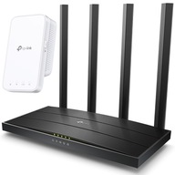 Router TP Link Archer C6 AC1200+WiFi RE300 ONEMESH