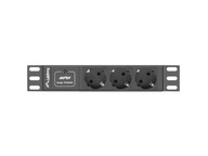 RACK lišta Lanberg PDU-03F-0200-BK (3 x Shuko; 16