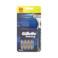 Gillette Sensor3 Náhradné čepele pre holiace strojčeky