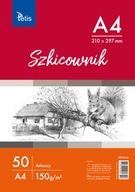 SKICNÍK A4 150 G/M2 TETIS 50 LISTOV